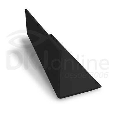 Perfil plástico L cantoneira 22x22 mm em PS ou PVC