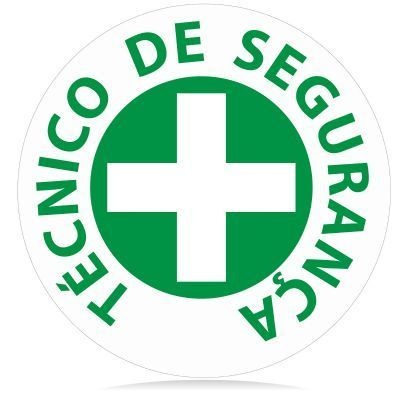 Técnico de segurança - vinil adesivo para crachá ou capacete