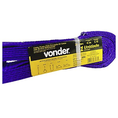 CINTA DE ELEVAÇÃO 4 M - 1 TONELADA ROXA