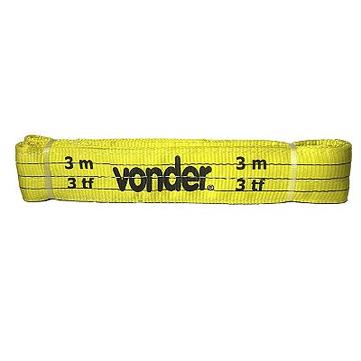 CINTA DE ELEVAÇÃO 3 M - 3 TONELADA AMARELA