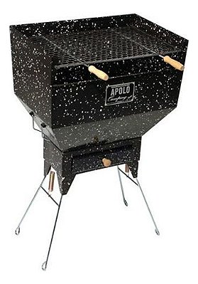 Churrasqueira Apolo Camping New Esmaltada Móvel