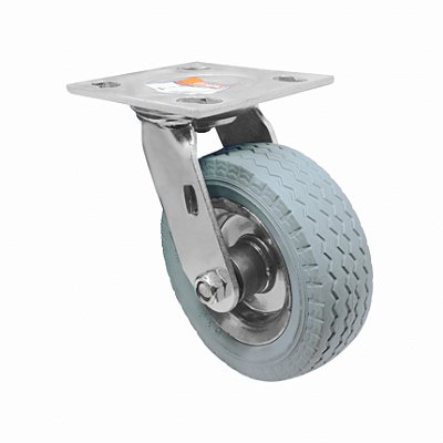 Rodízio PU - 6x2 - 6" - giratório