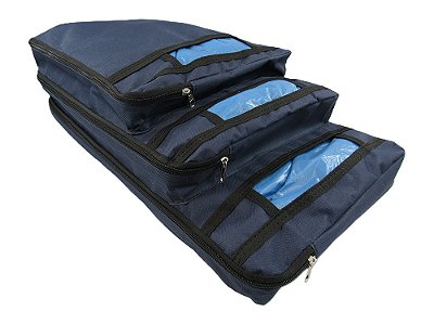 PORTA SACOLAS PARA LOJAS E SUPERMERCADOS TRÊS MEDIDAS - AZUL