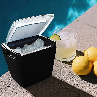 Mini Caixa Térmica Isotérmica Para Gelo 2,5 Litros Preto