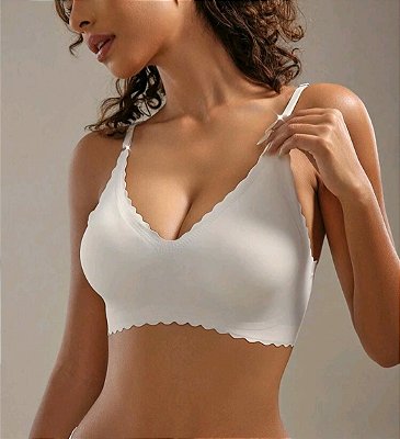 Sutiã núvem sem costura branco