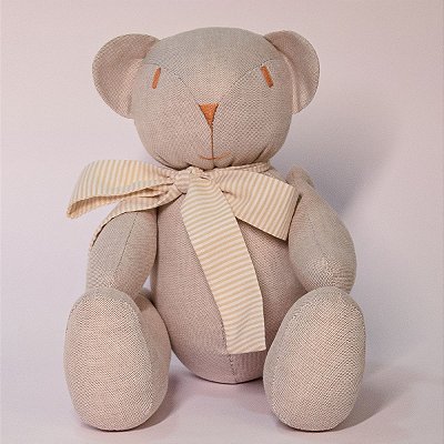 Urso de Pano para quarto de bebê bege M