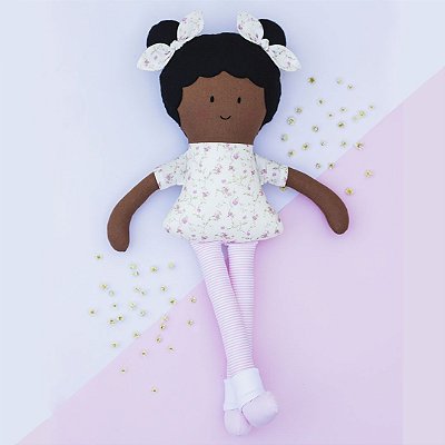 Boneca de Pano Negra Serelepe