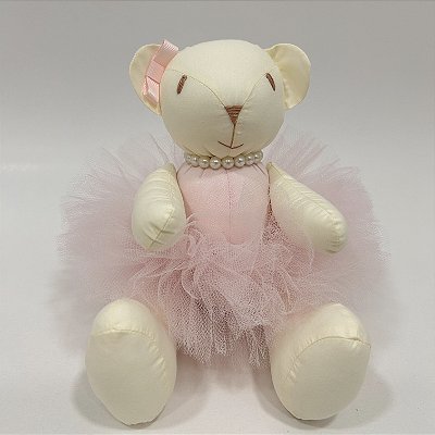 Ursa de pano bailarina média