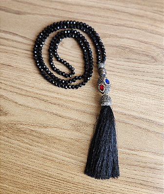 Colar Tassel Preto