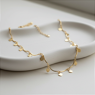 Colar Mini Coração Ouro