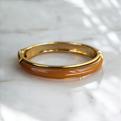 Bracelete Fiorela Caramelo