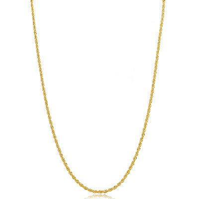 CHOKER SEMIJOIA CORDÃO BAIANO FINO CONFECCIONADO EM BANHO DE OURO 18K