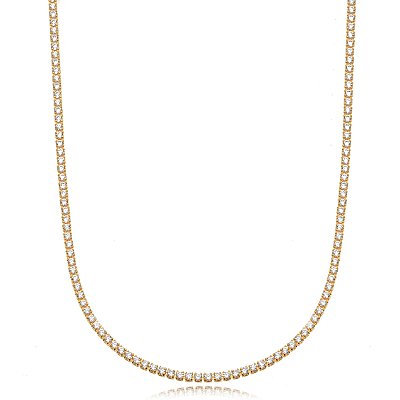 CHOKER SEMIJOIA RIVIERA CONFECCIONADO EM BANHO DE OURO 18K