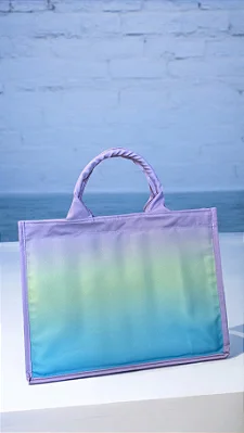 BOLSA NORONHA DEGRADÊ LILÁS/ACQUA