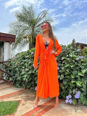 SAÍDA LONGA LARANJA NEON