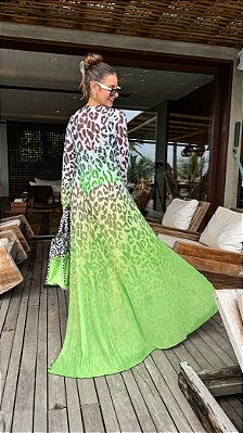 SAÍDA LONGA ONÇA DEGRADÊ VERDE