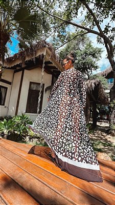 SAÍDA LONGA ONÇA PRETA E BRANCA