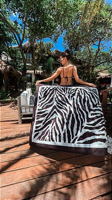 PAREÔ ZEBRA TIGRE ZEBRA PRETO E BRANCO