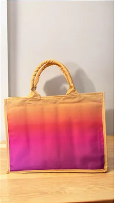 BOLSA DEGRADÊ LARANJA PINK