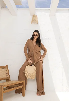 CALÇA ZARA CAPUCCINO