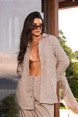 CAMISA SIENNA LISTRADA