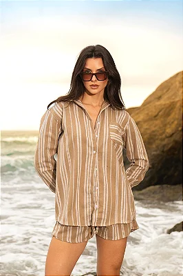 CAMISA SIENNA CAQUI