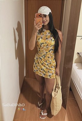 SAÍDA CURTA TULE LIMÃO SICILIANO