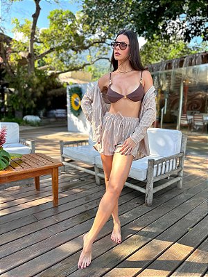 SHORTS MELISSA OFF WHITE COCONUT