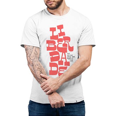 Liberdade No Amor Seja Com Quem For - Camiseta Basicona Unissex