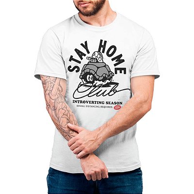 Stay Home #cestabasica - Camiseta Basicona Unissex