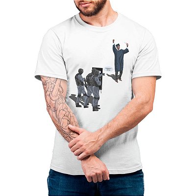 Largue a Arma - Camiseta Basicona Unissex