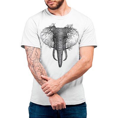 Elephant - Camiseta Basicona Unissex