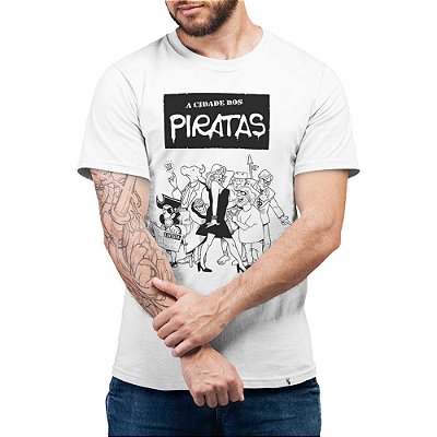 A Cidade dos Piratas - Camiseta Basicona Unissex