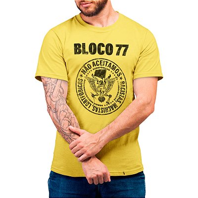 Bloco 77 - 2020 - Camiseta Basicona Unissex