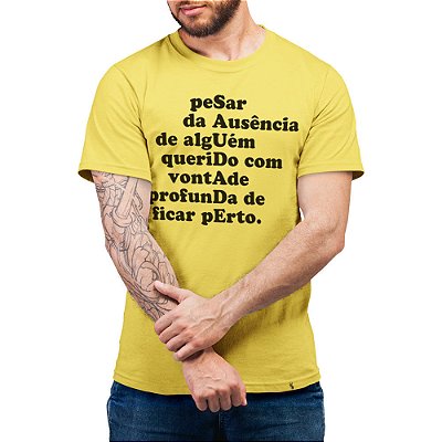 SAUDADE - Camiseta Basicona Unissex