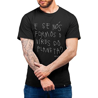 Vírus do Planeta - Camiseta Basicona Unissex