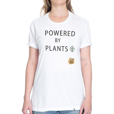 Powered by Plants - Camiseta Basicona Unissex