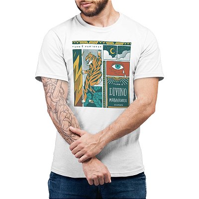 Tudo é Divino Maravilhoso - Camiseta Basicona Unissex