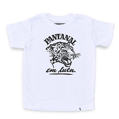 Pantanal em Luta #cestabasica - Camiseta ClÃ¡ssica Infantil