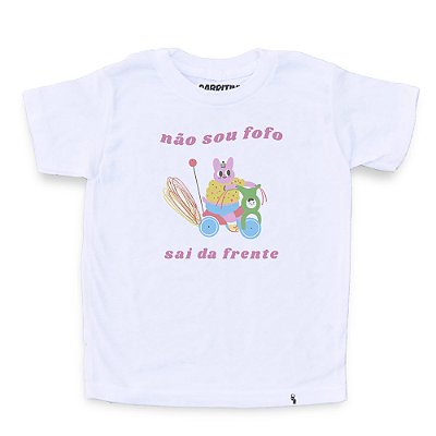 NÃ£o Sou Fofo - Camiseta ClÃ¡ssica Infantil