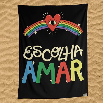 Escolha Amar - Canga / Bandeira