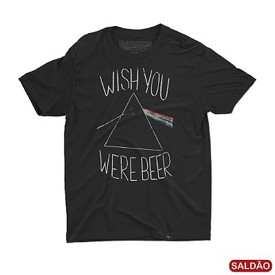 Wish You Were Beer - Camiseta Basicona Unissex-SaldÃ£o