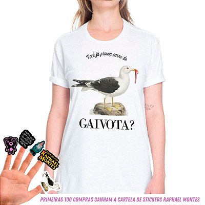 Carne de Gaivota - Camiseta Basicona Unissex