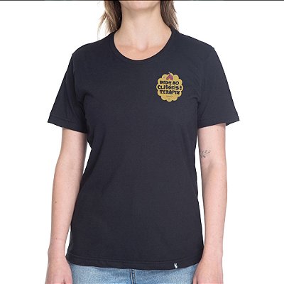 Dedo no Clitóris e Terapia - Camiseta Basicona Unissex