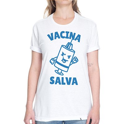 Vacina Salva - Camiseta Basicona Unissex