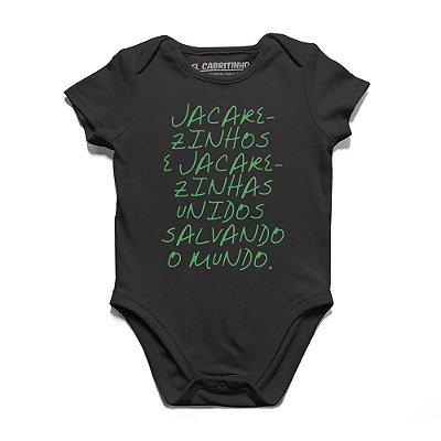 Jacarezinhos e Jacarezinhas - Body Infantil