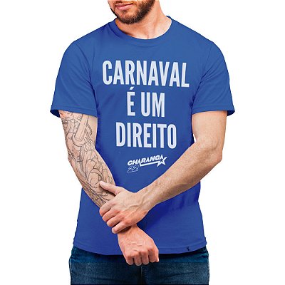 Carnaval é um Direito - Camiseta Basicona Unissex