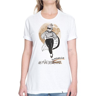 Mãe de Super-heróina - Camiseta Basicona Unissex