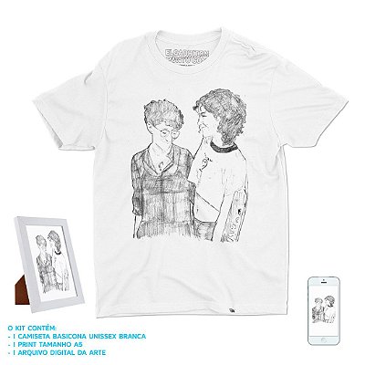 Kit Ultramegamasterblaster personalizada de Dia dos Namorados por Rogerinho - Camiseta Basicona Unissex