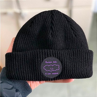 Pareço Fofa - Gorro Sailor Preto